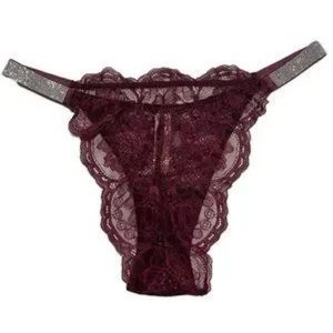 Victoria's Secret SHINE STRAP LACE CHEEKY PANTY